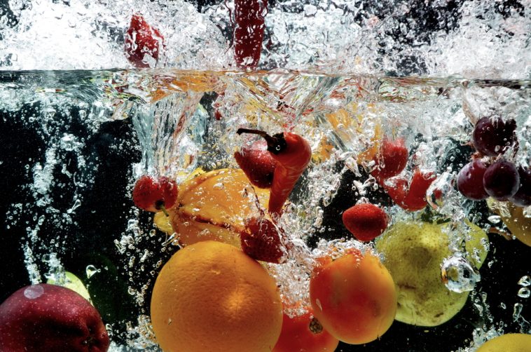 frutas e legumes ricos em água