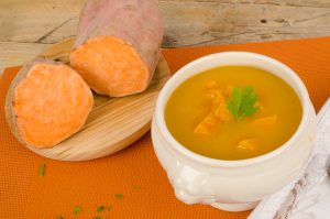 Receita de creme de batata-doce indicada para diabéticos